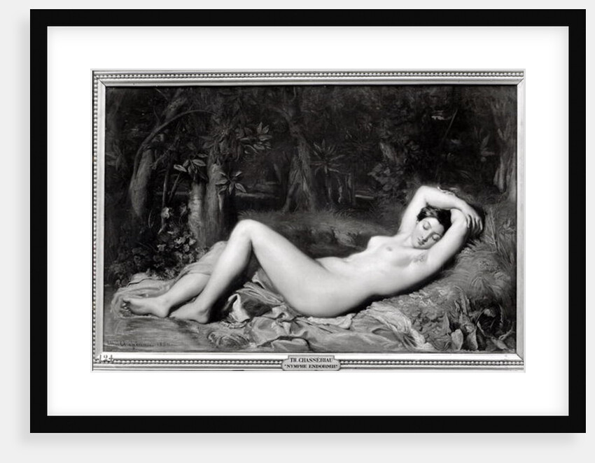 Sleeping Nymph by Theodore Chasseriau