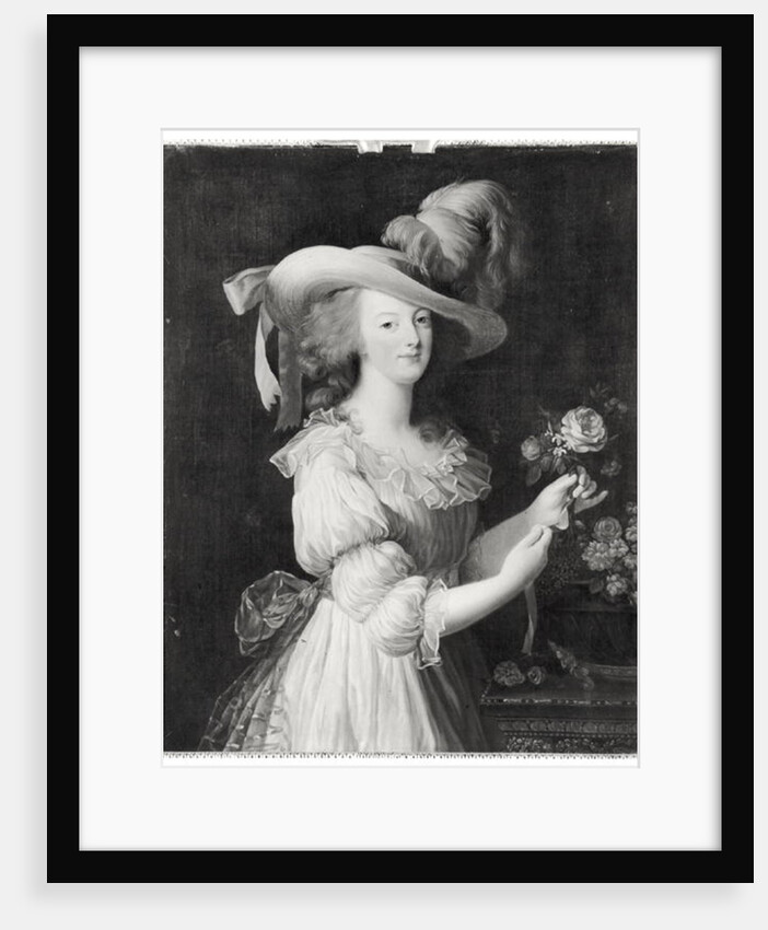 Copy of a Portrait of Marie-Antoinette after 1783 by Elisabeth Louise Vigee-Lebrun