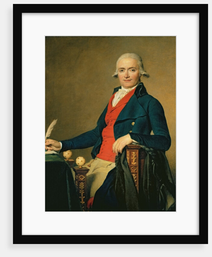 Gaspard Meyer or The Man in the Red Waistcoat, 1795 by Jacques Louis David