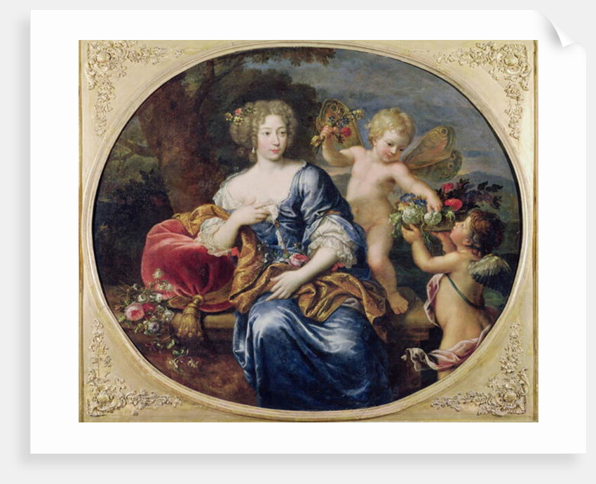 Portrait presumed to be Francoise-Athenais de Rochechouart de Mortemart Marquise de Montespan by Pierre Mignard