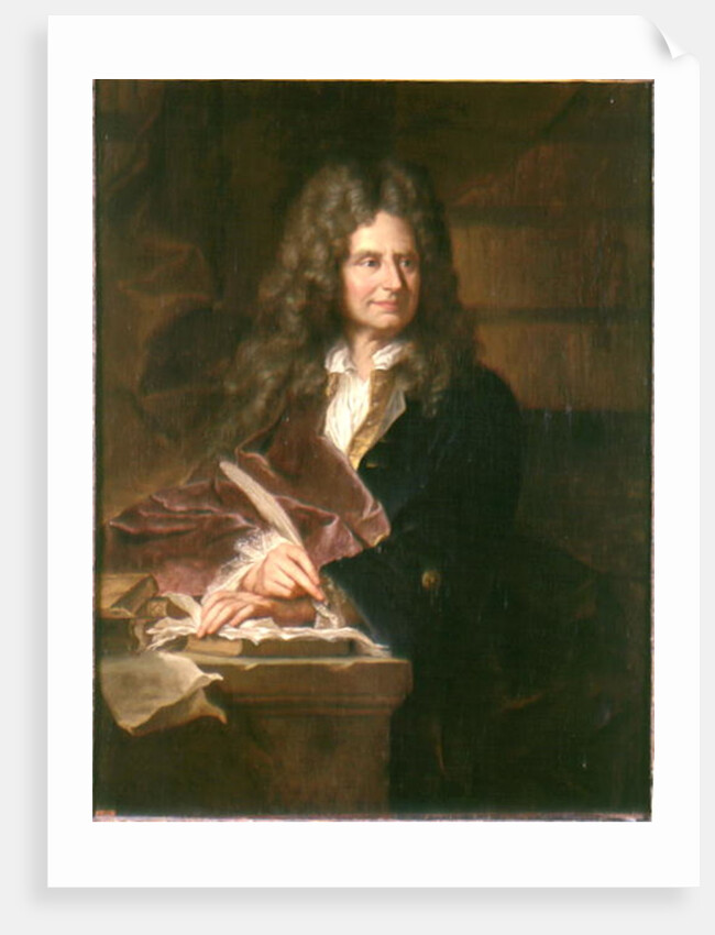 Nicolas Boileau after 1704 by Hyacinthe Rigaud