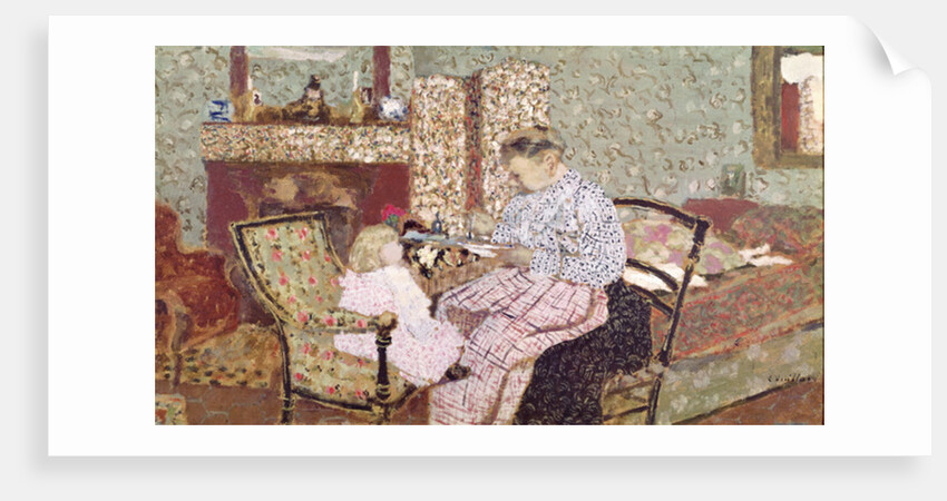 Woman Feeding a Child 1901 by Edouard Vuillard