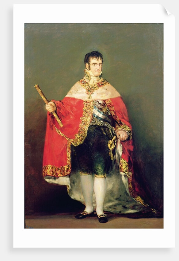 Portrait of Ferdinand VII 1814 by Francisco Jose de Goya y Lucientes