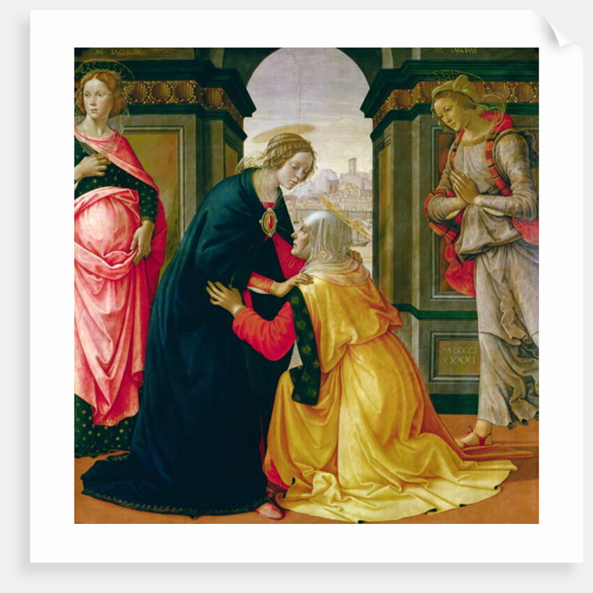The Visitation, 1491 by Domenico Ghirlandaio
