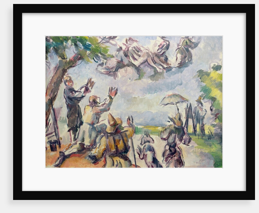 Apotheosis of Delacroix by Paul Cezanne