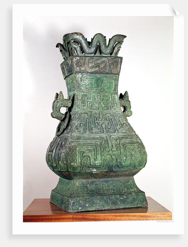 Ritual 'Hu' vase, Chou Dynasty, 8th-6th century BC by School Chinese