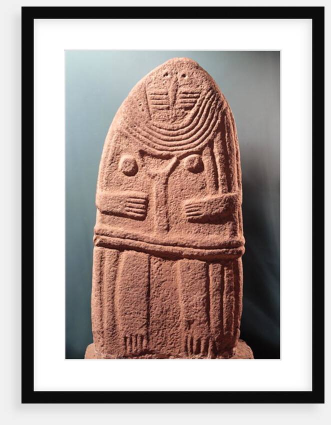 Menhir statue no.4, from Saint-Sernins-sur-Rance, 6000-3500 BC by Prehistoric Prehistoric