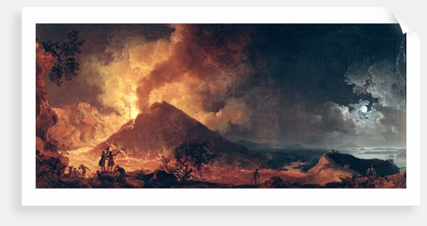 The Eruption of Mount Vesuvius in 1771 by Pierre Jacques Volaire