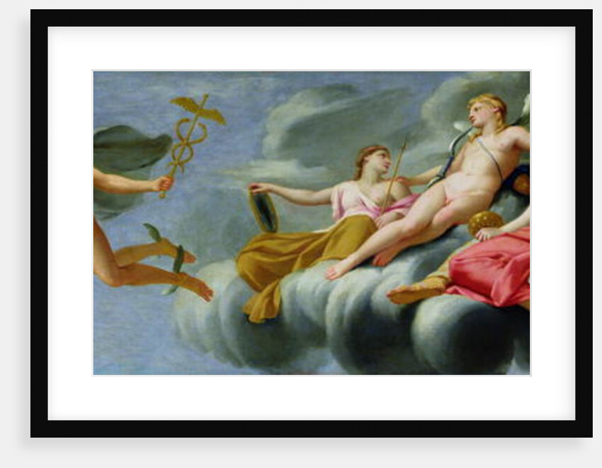 Cupid orders Mercury, messenger of the Gods, to announce the Power of Love to the Universe, 1646-47 by Eustache Le Sueur