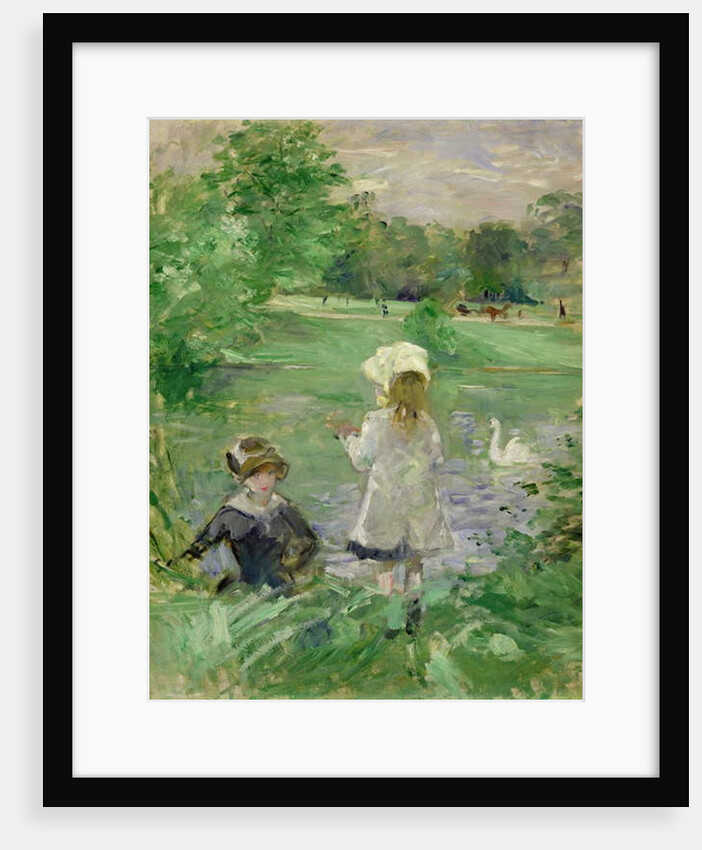 Beside a Lake, 1883 by Berthe Morisot