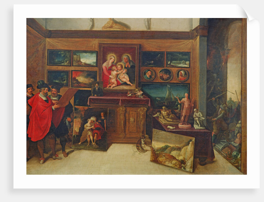 The Amateur's Exhibition Room, c.1620 by Hieronymus II Francken