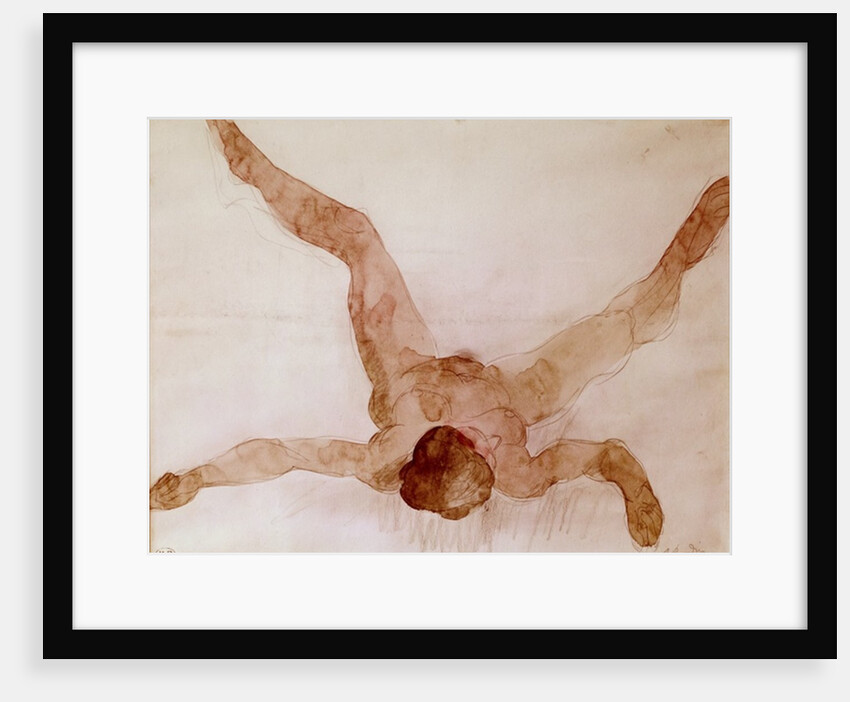 Nude Female Lying on her Back by Auguste Rodin