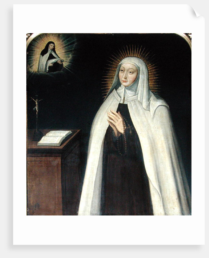 Madame Acarie known as Marie de l'Incarnation by French School