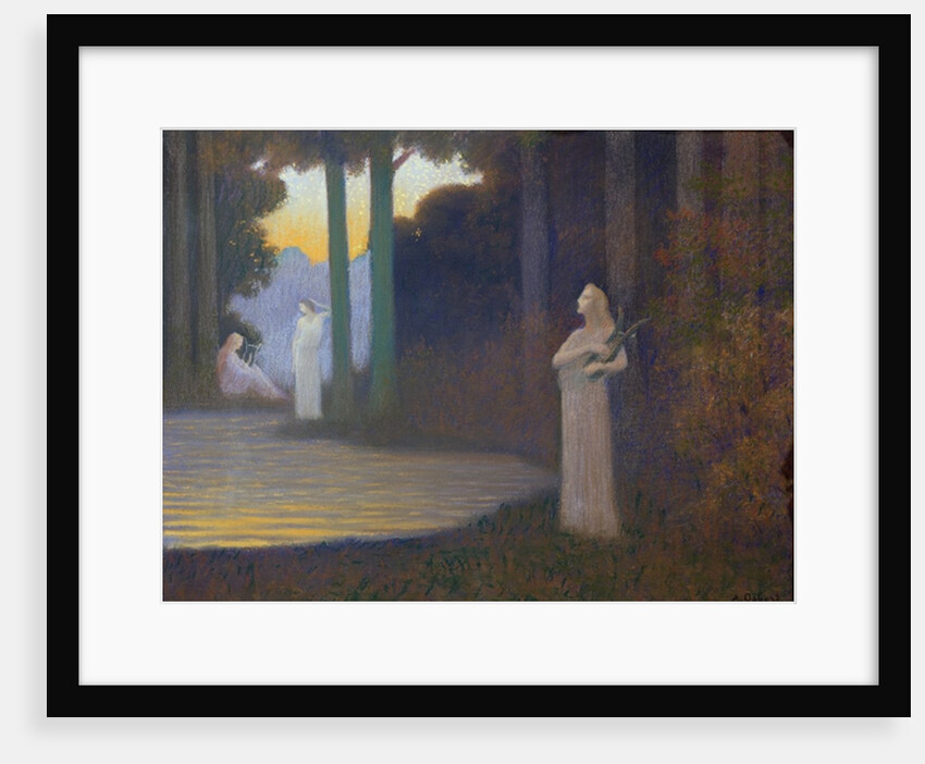 Lyricism in the Forest, 1910 by Alphonse Osbert