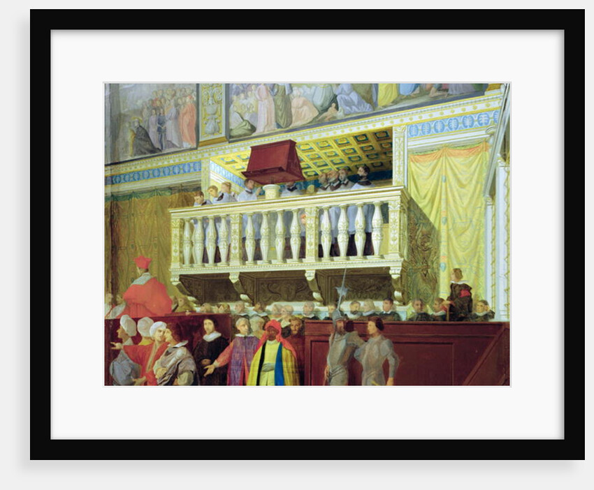 Cantoria in the Sistine Chapel by Jean Auguste Dominique Ingres