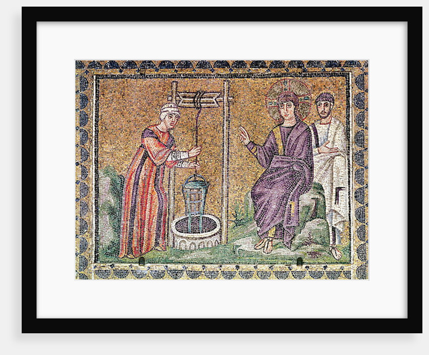 The Woman of Samaria at the Well, Scenes from the Life of Christ by Byzantine School