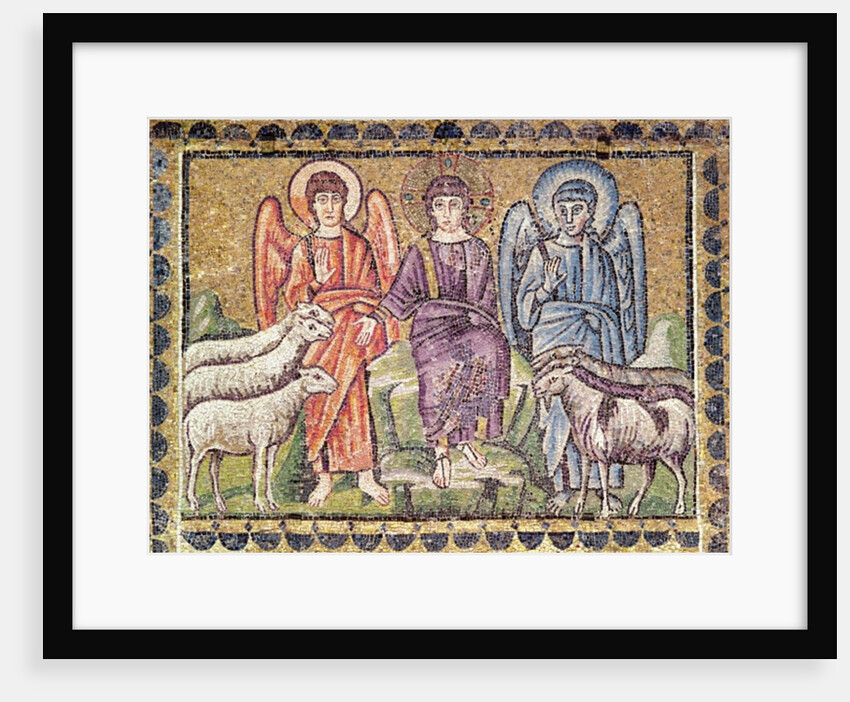 The Parable of the Good Shepherd Separating the Sheep from the Goats, Scenes from the Life of Christ by Byzantine School