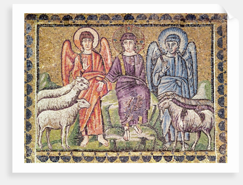 The Parable of the Good Shepherd Separating the Sheep from the Goats, Scenes from the Life of Christ by Byzantine School