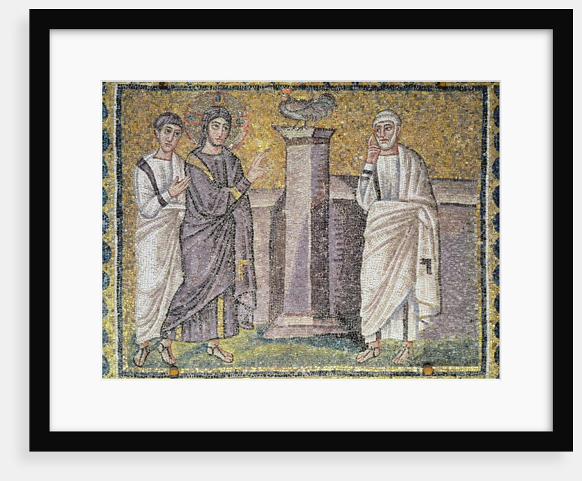 Jesus Predicts Peter's Denial, Scenes from the Life of Christ by Byzantine School