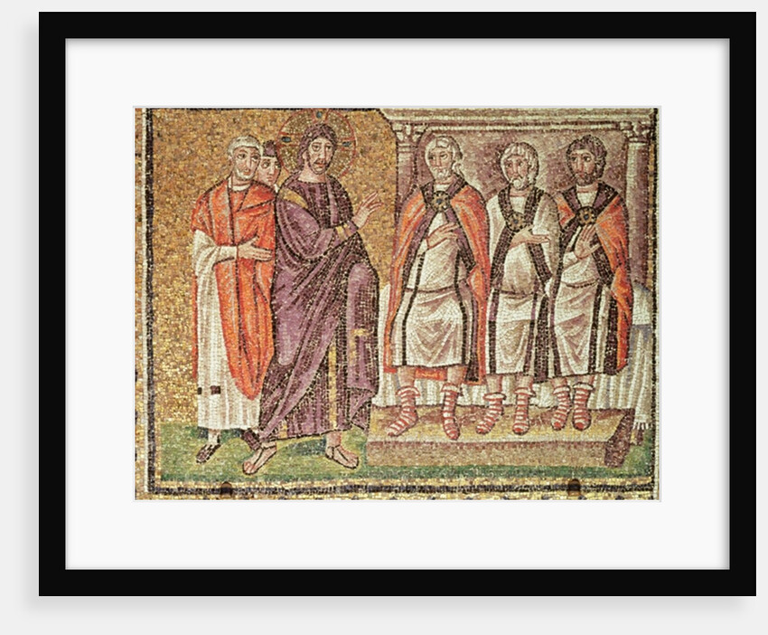 Jesus before Caiphus, Scenes from the Life of Christ by Byzantine School