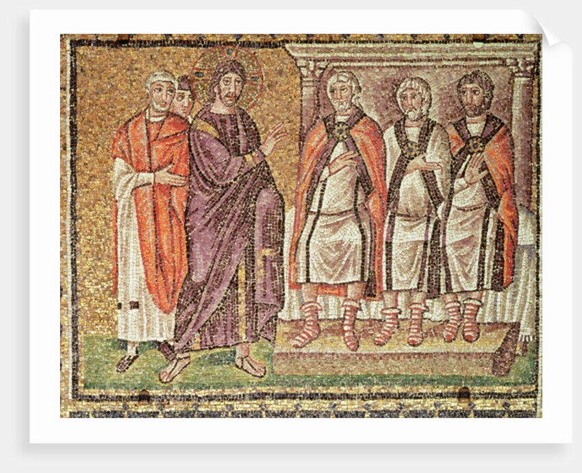 Jesus before Caiphus, Scenes from the Life of Christ by Byzantine School