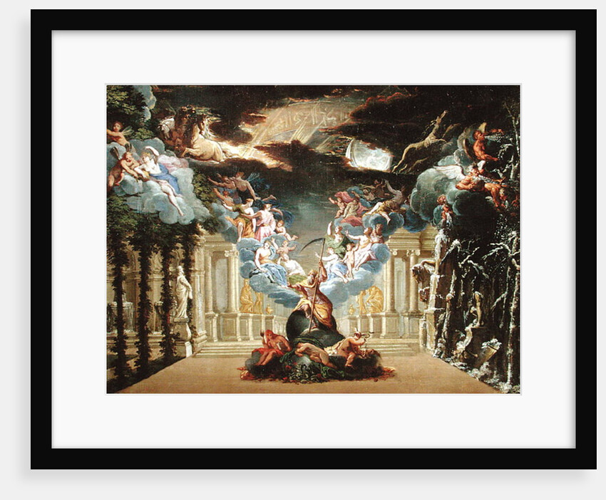 Set design for 'Atys' by Jean-Baptiste Lully by French School