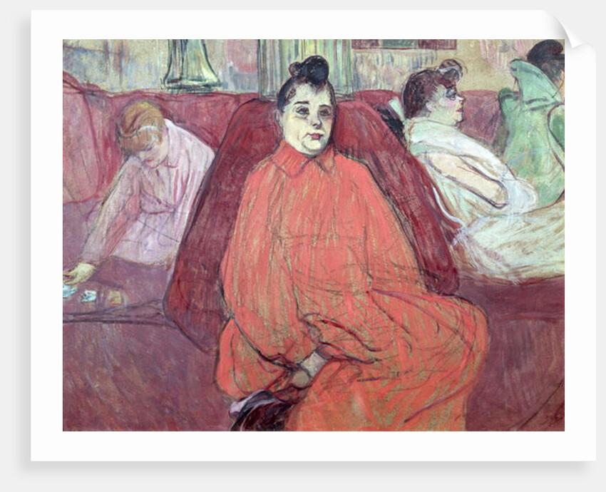 The Divan, 1893 by Henri de Toulouse-Lautrec