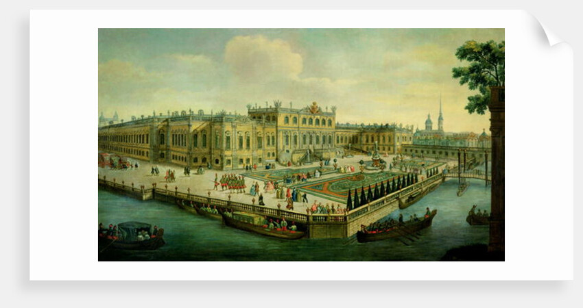 The Summer Palace, St. Petersburg by Russian School