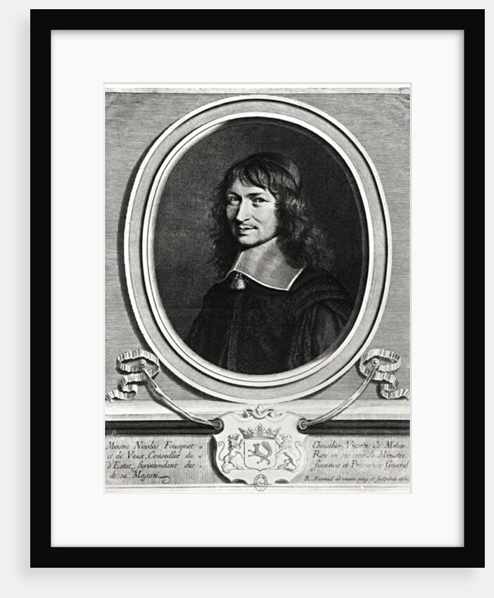 Portrait of Nicolas Fouquet 1662 by Robert Nanteuil