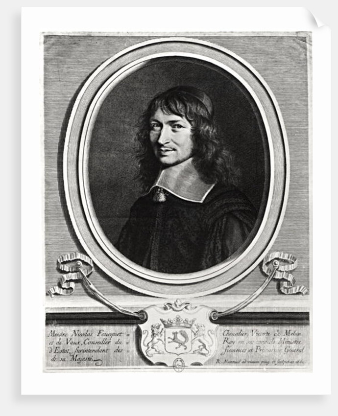 Portrait of Nicolas Fouquet 1662 by Robert Nanteuil