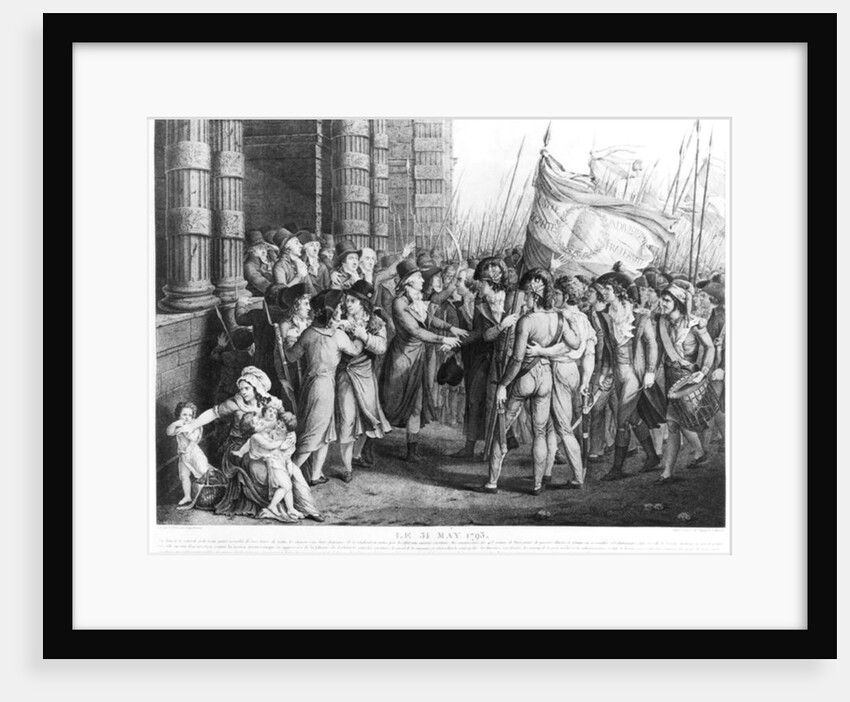 Deputies of the National Convention leaving the Assembly at the Tuileries, 31st May 1793 by Fulchran Jean Harriet