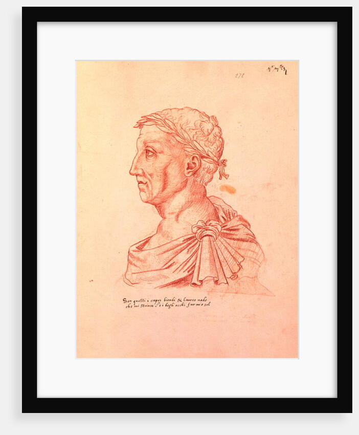 Ms.266 fol.271 v Petrarch by Jacques Le Boucq