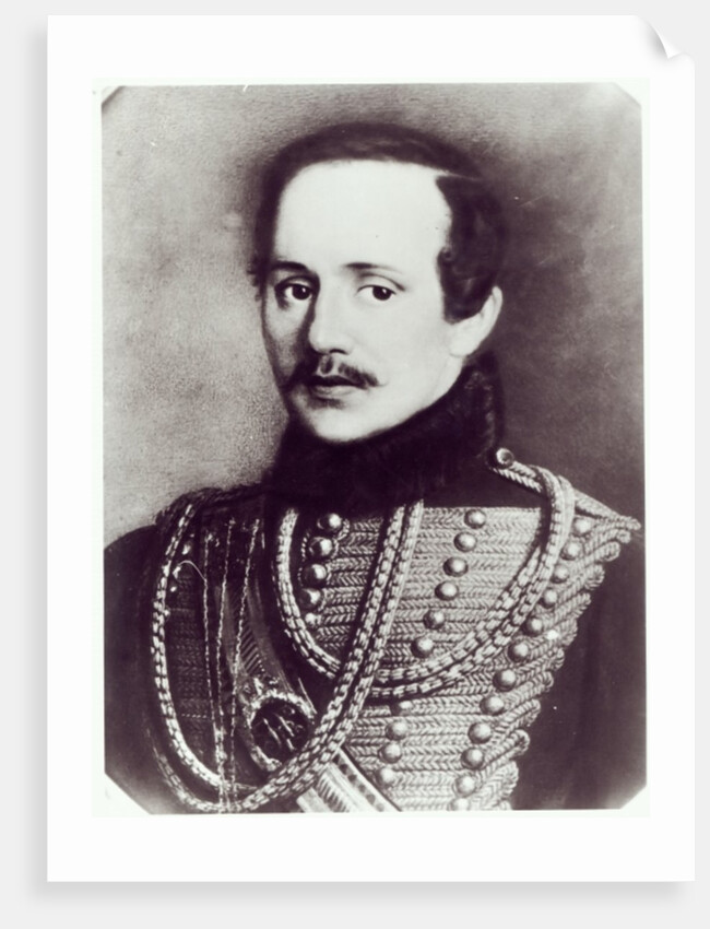 Mikhail Yuryevich Lermontov by Kyrill Antonovitch Gorbunov