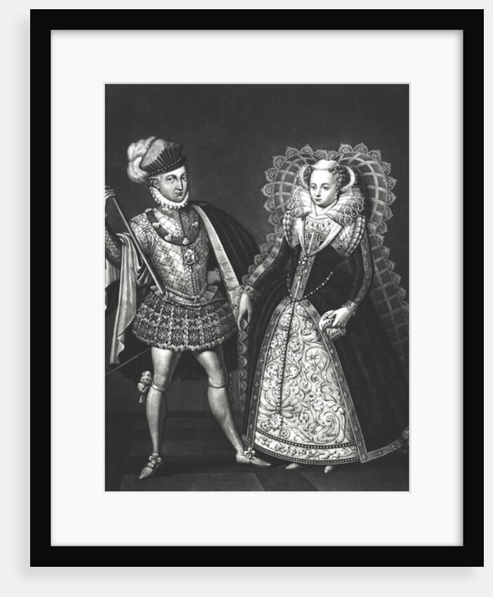 Portrait of Mary Queen of Scots and Henry Stewart, Lord Darnley, 29th June 1565 by English School