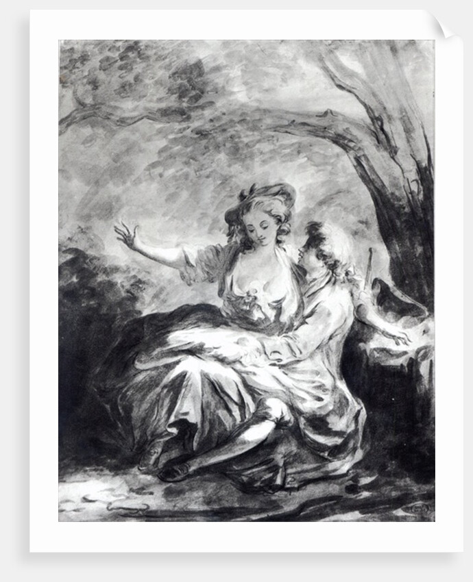 A Meeting Place for Love by Jean-Honore Fragonard