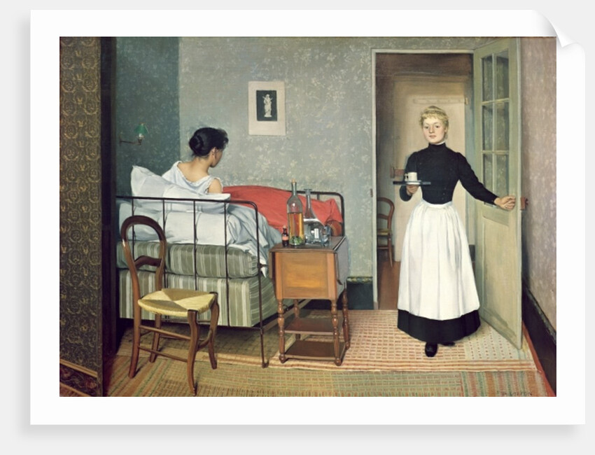 The Ill Child 1892 by Felix Edouard Vallotton