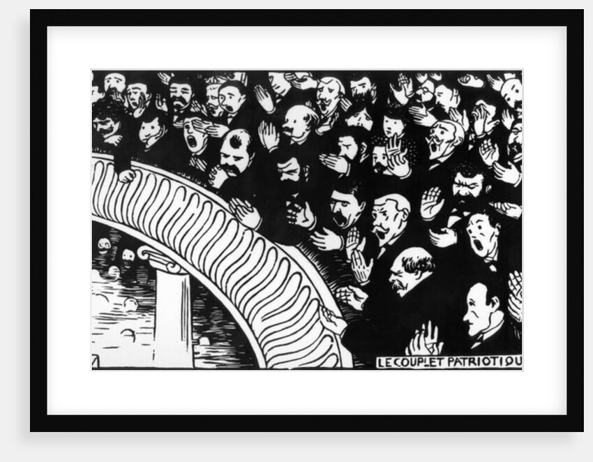 The Patriotic Couplet, 1893 by Felix Edouard Vallotton