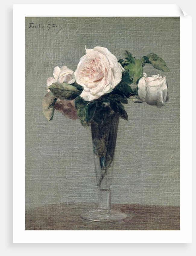 Flowers, 1872 by Ignace Henri Jean Fantin-Latour