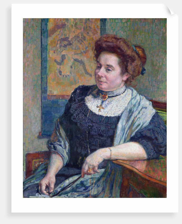 Madame Maurice Denis, 1908 by Theo van Rysselberghe