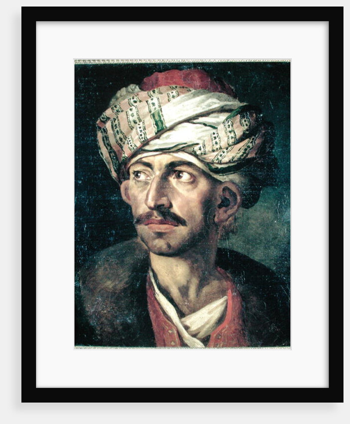 Head of an Oriental or Portrait Presumed to be Mustapha, c.1819-21 by Theodore Gericault