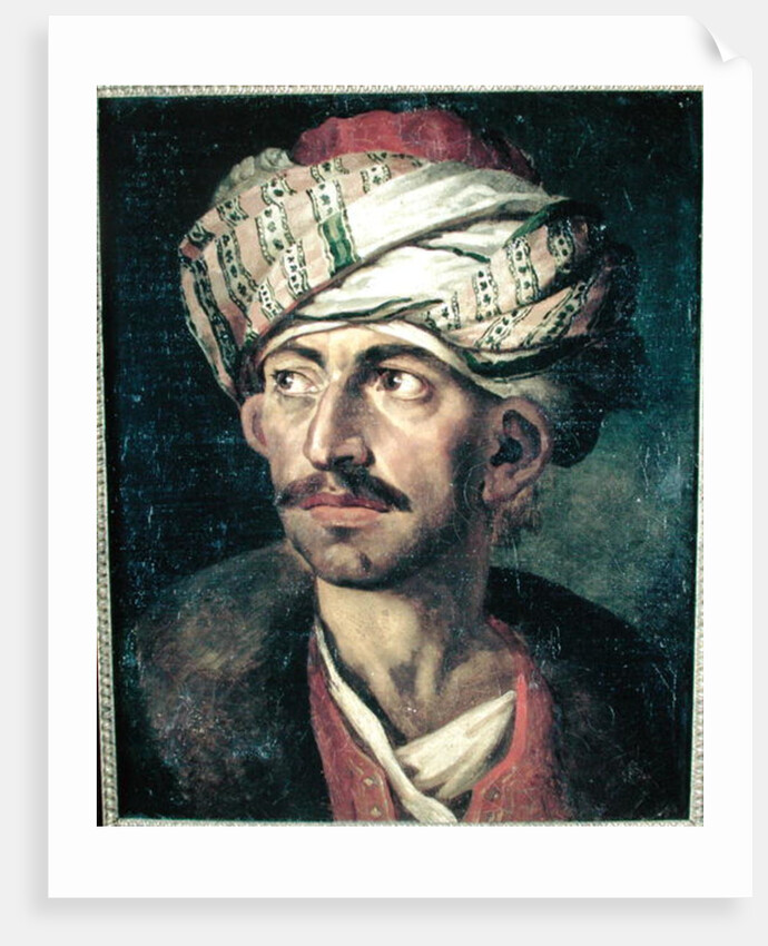 Head of an Oriental or Portrait Presumed to be Mustapha, c.1819-21 by Theodore Gericault