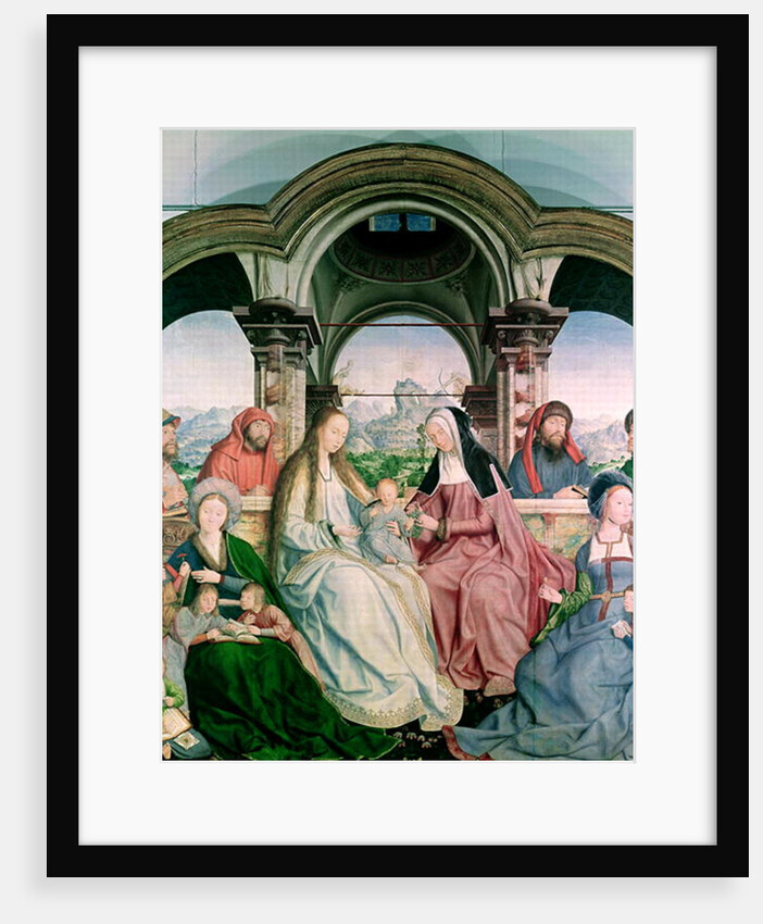 The Holy Kinship, or the Altarpiece of St. Anne by Quentin Massys or Matsys