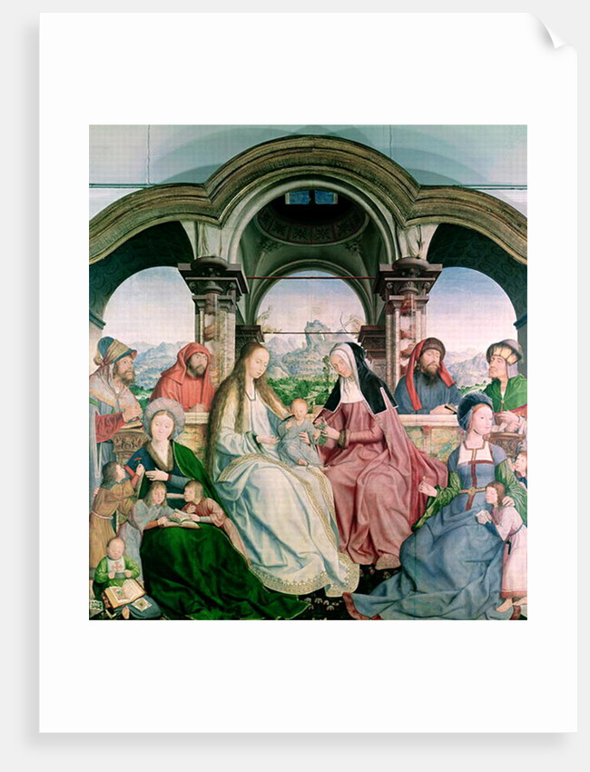 The Holy Kinship, or the Altarpiece of St. Anne by Quentin Massys or Matsys
