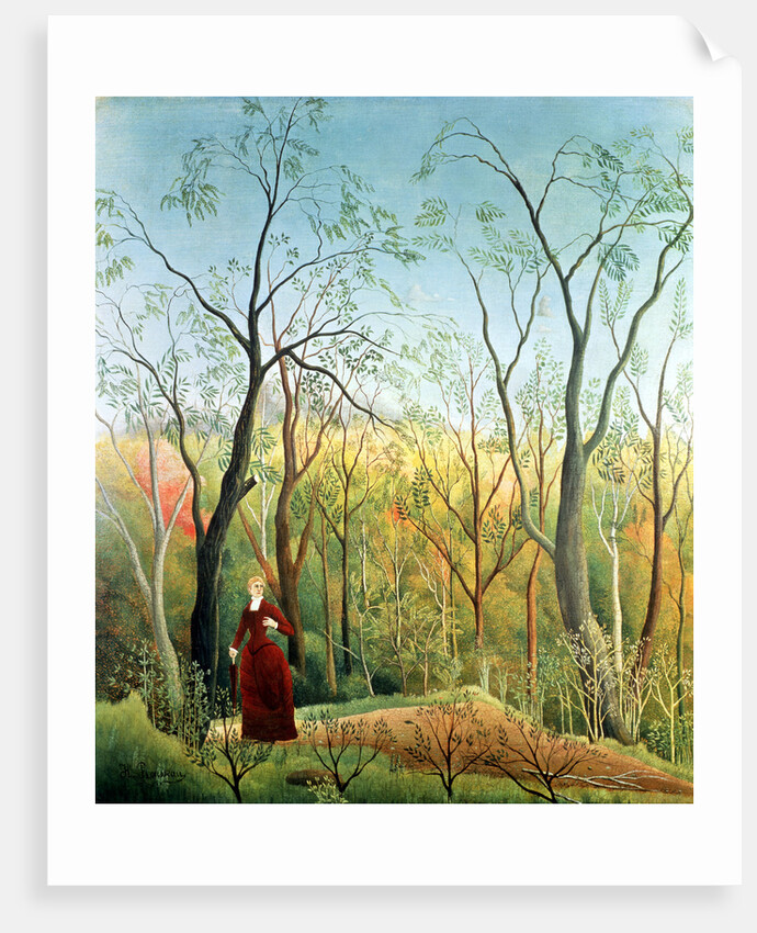 The Walk in the Forest, 1886-90 by Henri J.F. Rousseau