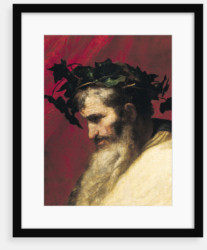 Head of an Old Man, fragment from the Triumph of Bacchus by Jusepe de Ribera