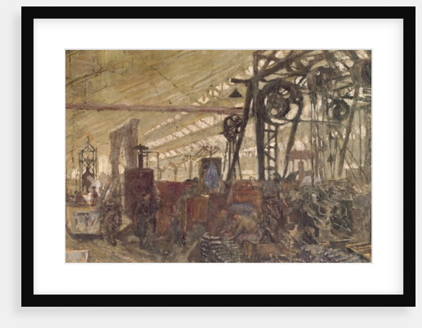 Interior of a Munitions Factory, 1916-17 by Edouard Vuillard