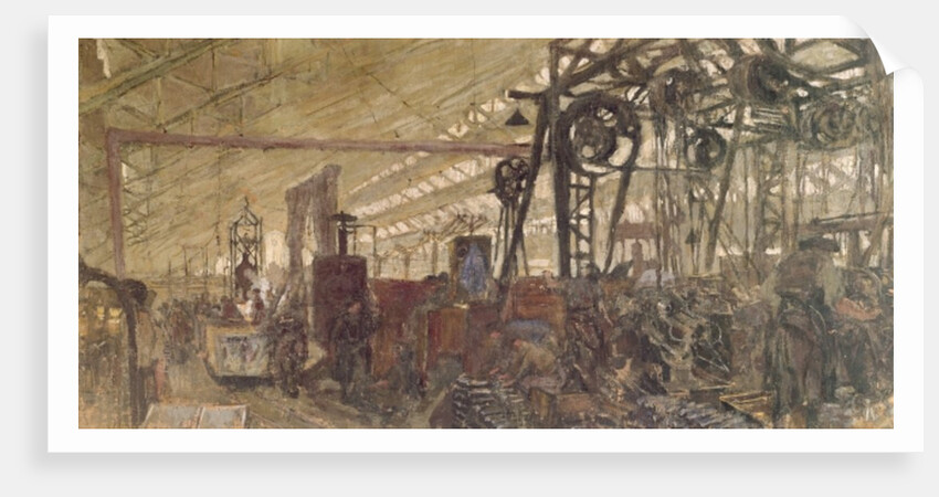 Interior of a Munitions Factory, 1916-17 by Edouard Vuillard