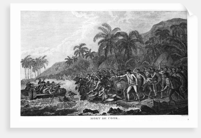 The Death of Captain James Cook 14th February 1779 by Benard Benard