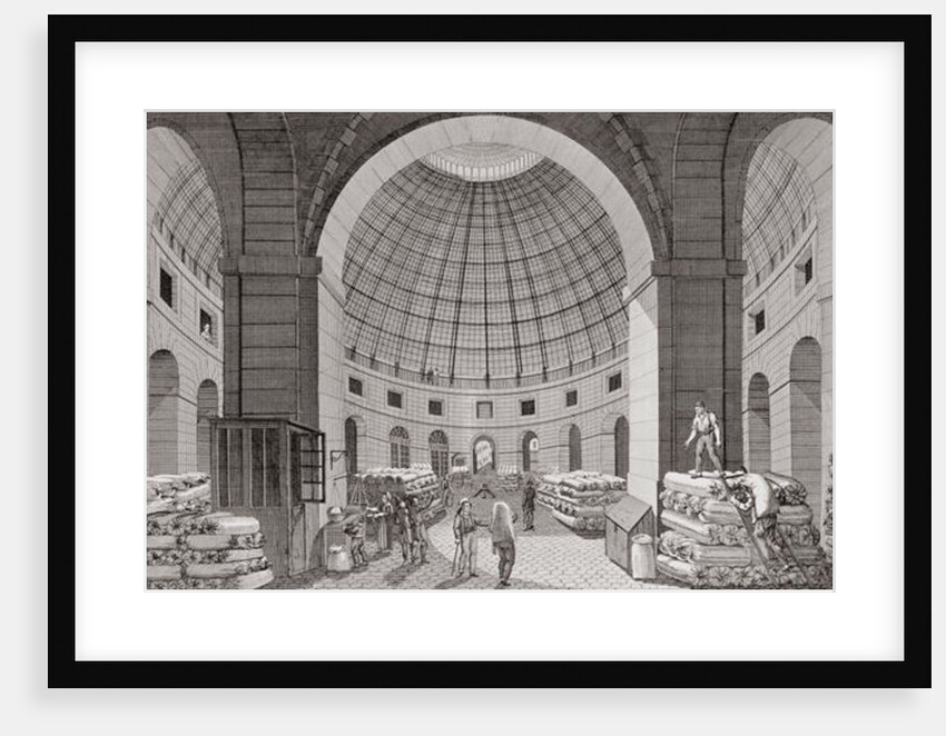 View of the Wheat Market and the Cupola, 18th-19th century by Pierre Courvoisier