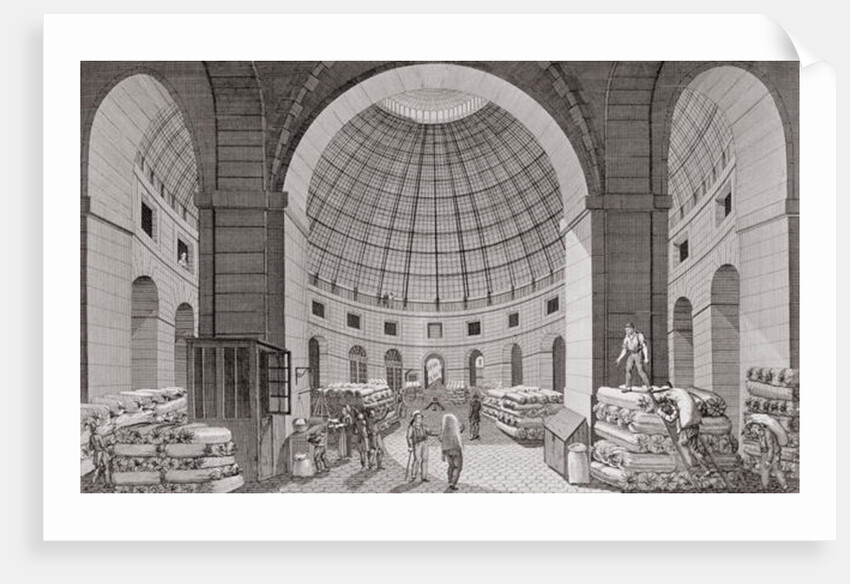 View of the Wheat Market and the Cupola, 18th-19th century by Pierre Courvoisier